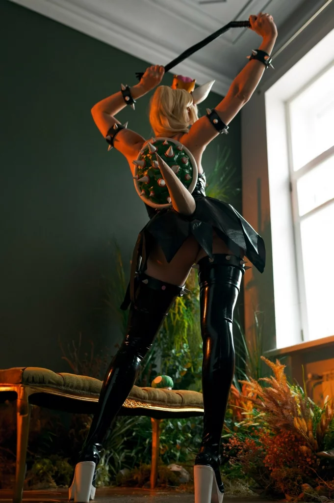 Косплей Bowsette из Super Mario от Felibelka