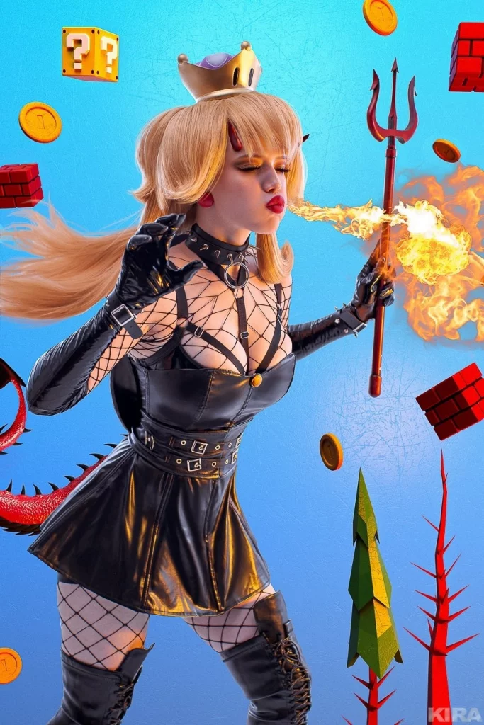Косплей Bowsette из Mario