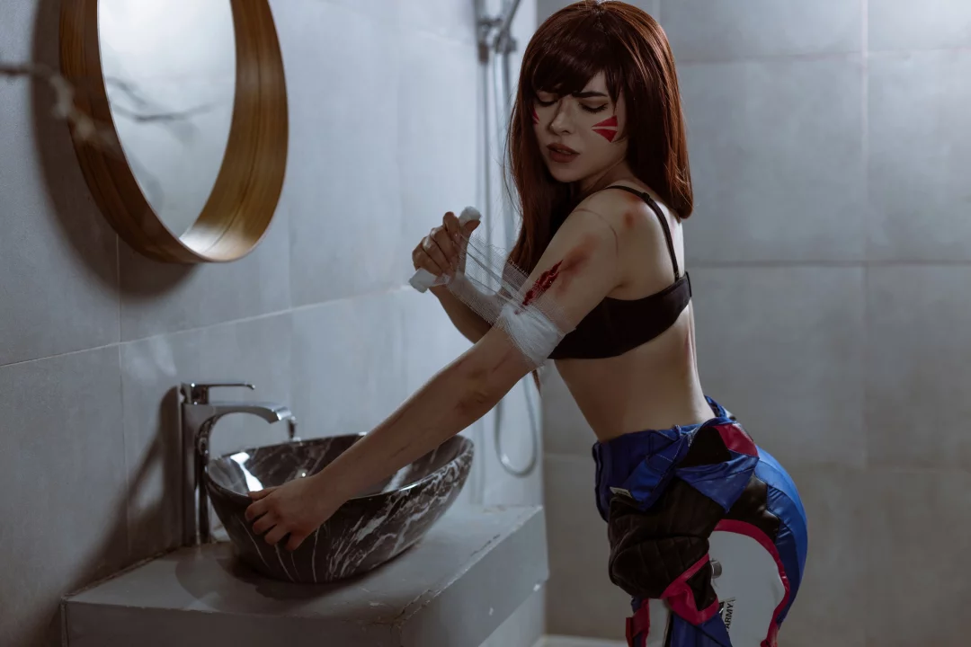 Косплей D.Va из Overwatch