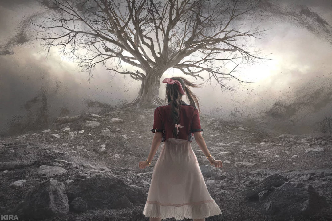 Шикарный косплей Aerith из седьмой Final Fantasy от Lada Lyumos