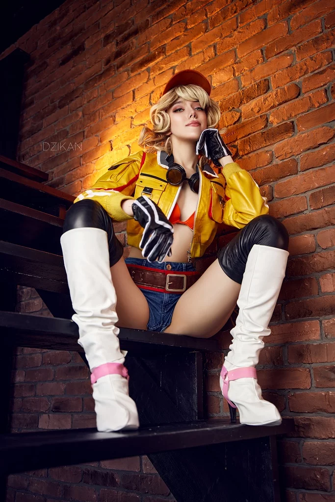 Эротический косплей механика Cindy Aurum из Final Fantasy XV от Dzikan