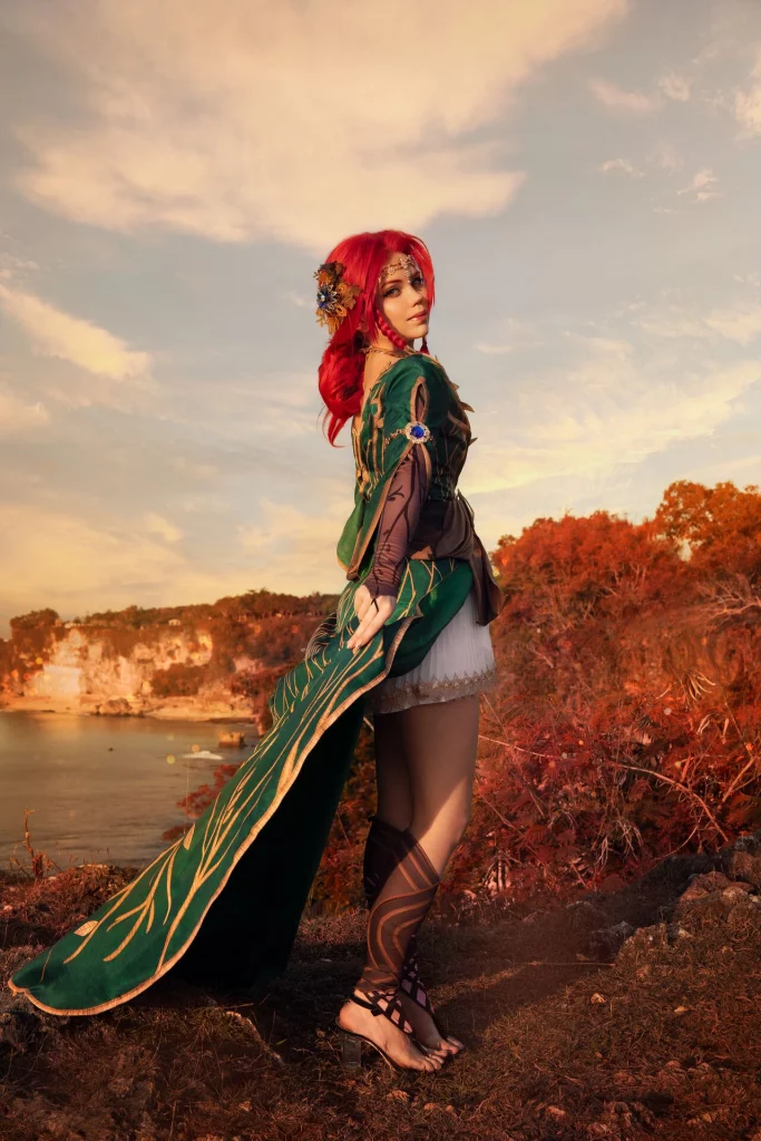Косплей Triss Merigold z Mariboru из The Witcher 3: Wild Hunt от Caticornplay