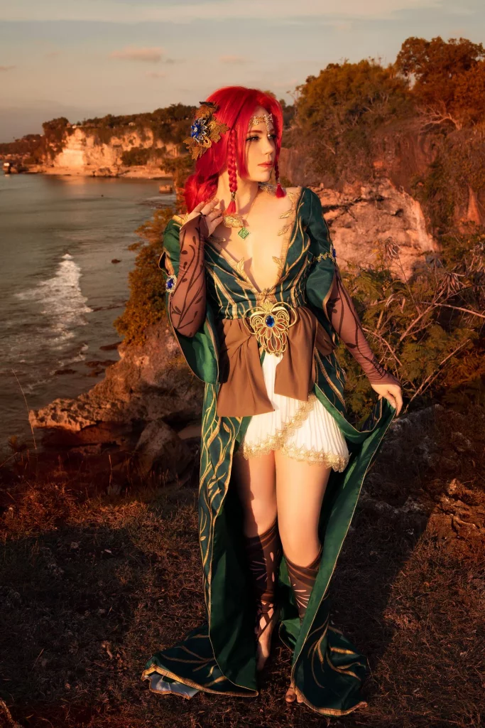 Косплей Triss Merigold z Mariboru из The Witcher 3: Wild Hunt от Caticornplay
