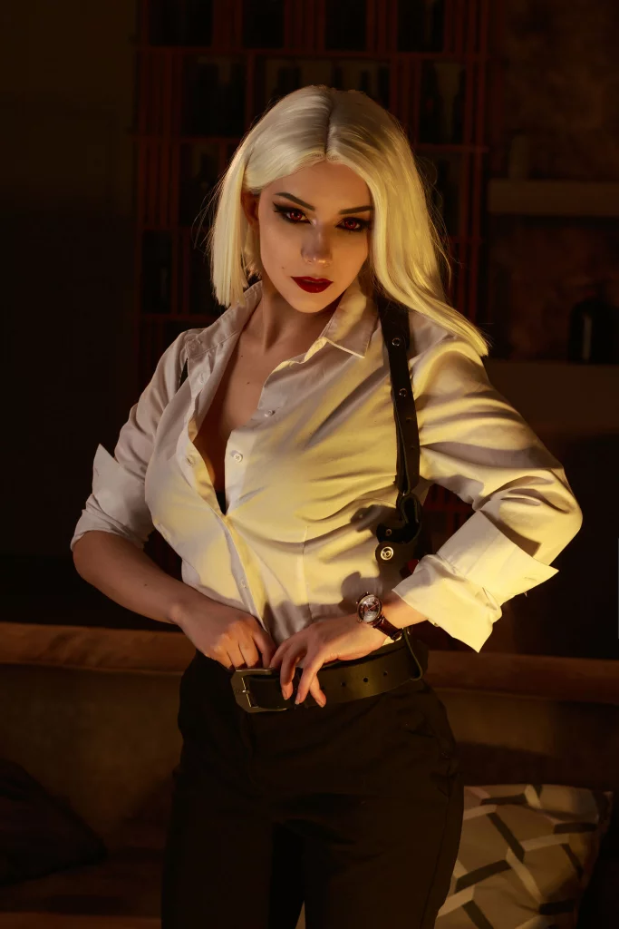 Косплей боевой Ashe из популярной Overwatch от Mercurygin 