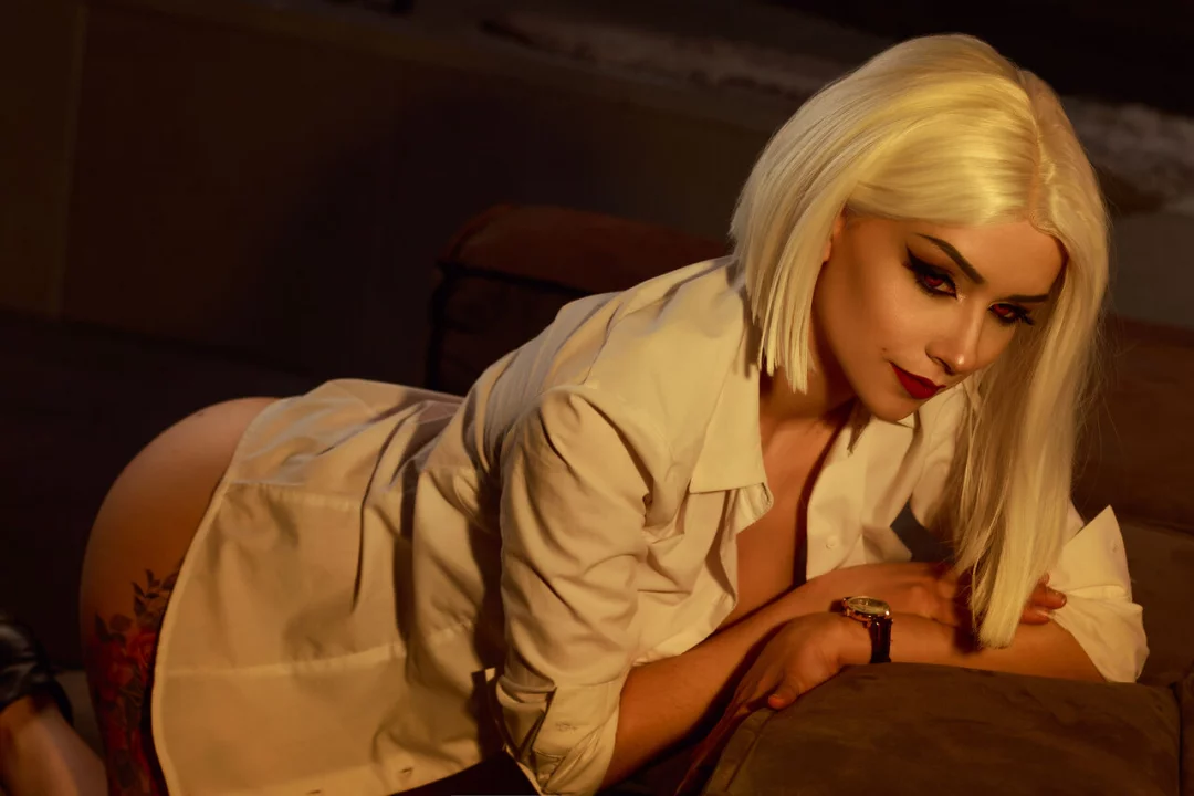 Косплей боевой Ashe из популярной Overwatch от Mercurygin 