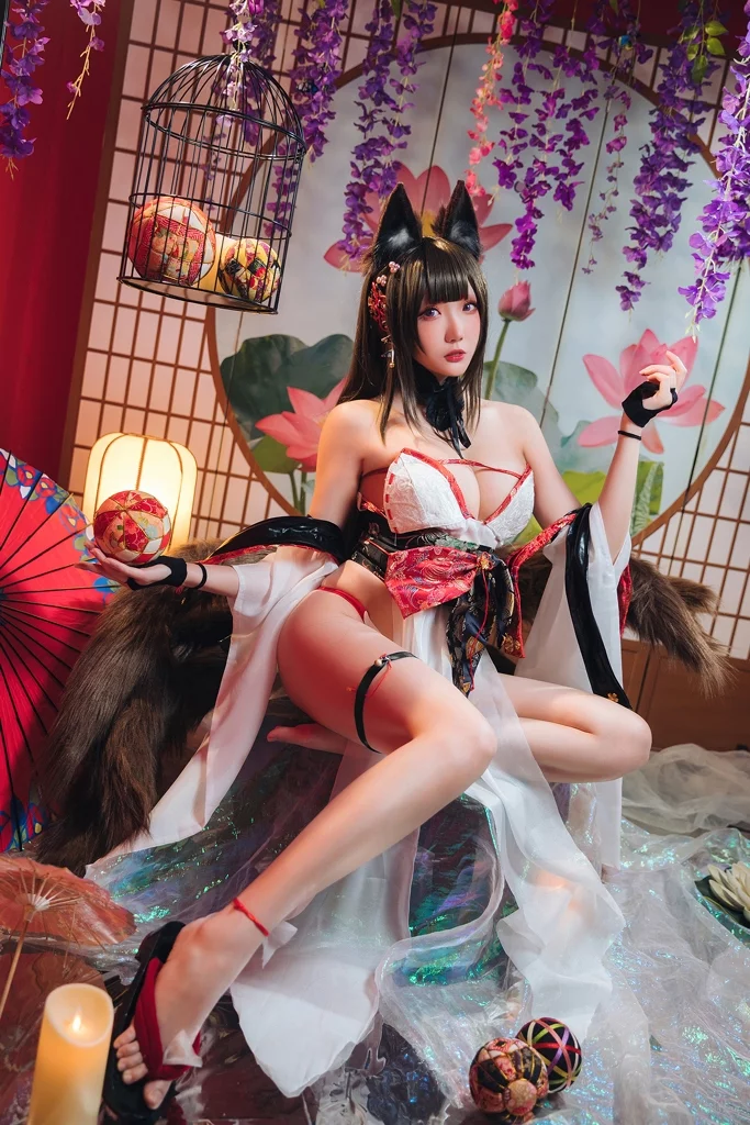 Косплей линейного крейсера Amagi из Azur Lane от Guaxichan