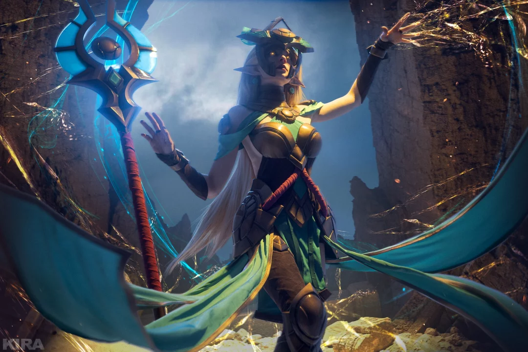 Косплей Janna в скине Guardin of the sands из League of Legends от Ulianna__m