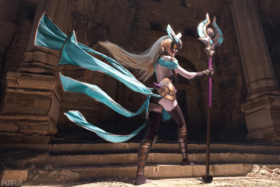 Косплей Janna в скине Guardin of the sands из League of Legends от Ulianna__m