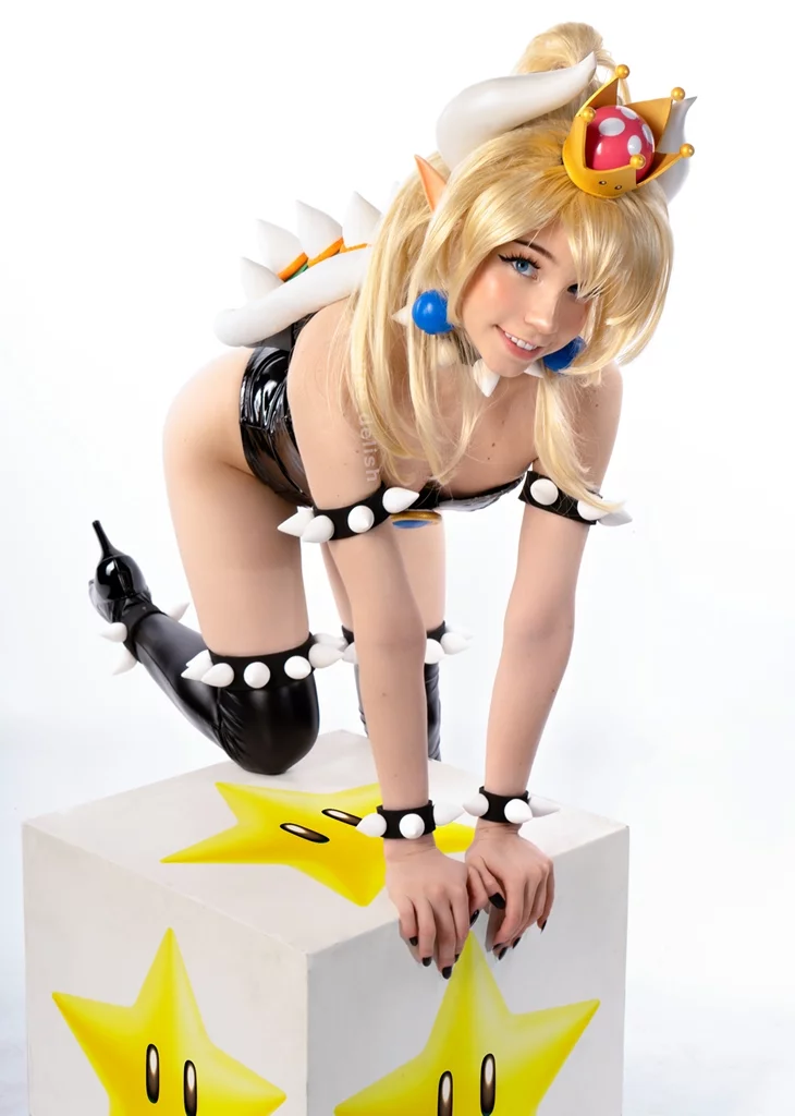 Косплей несуществующей Bowsette из игр серии Super Mario от Alice Delish