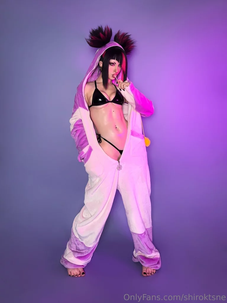 Косплей Juri Han в кигуруме из серии файтингов Street Fighter от Shiroktsne