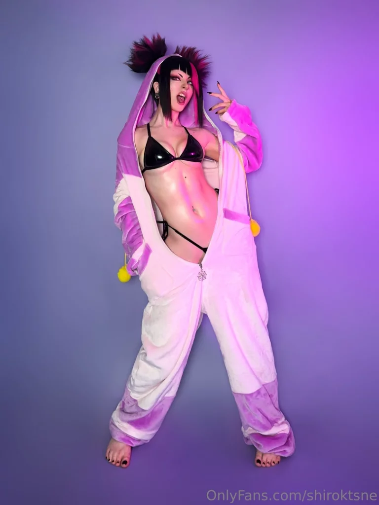 Косплей Juri Han в кигуруме из серии файтингов Street Fighter от Shiroktsne