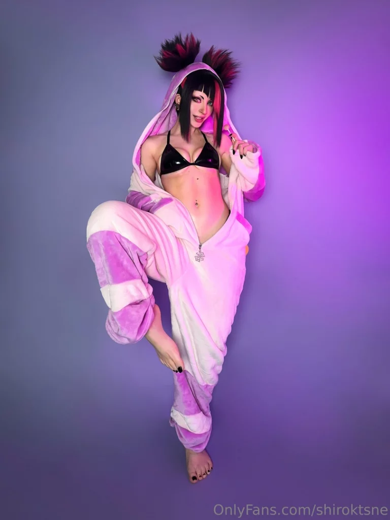Косплей Juri Han в кигуруме из серии файтингов Street Fighter от Shiroktsne