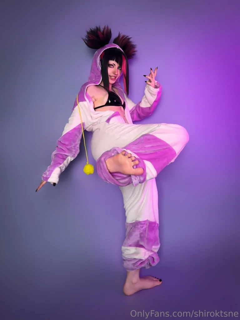 Косплей Juri Han в кигуруме из серии файтингов Street Fighter от Shiroktsne