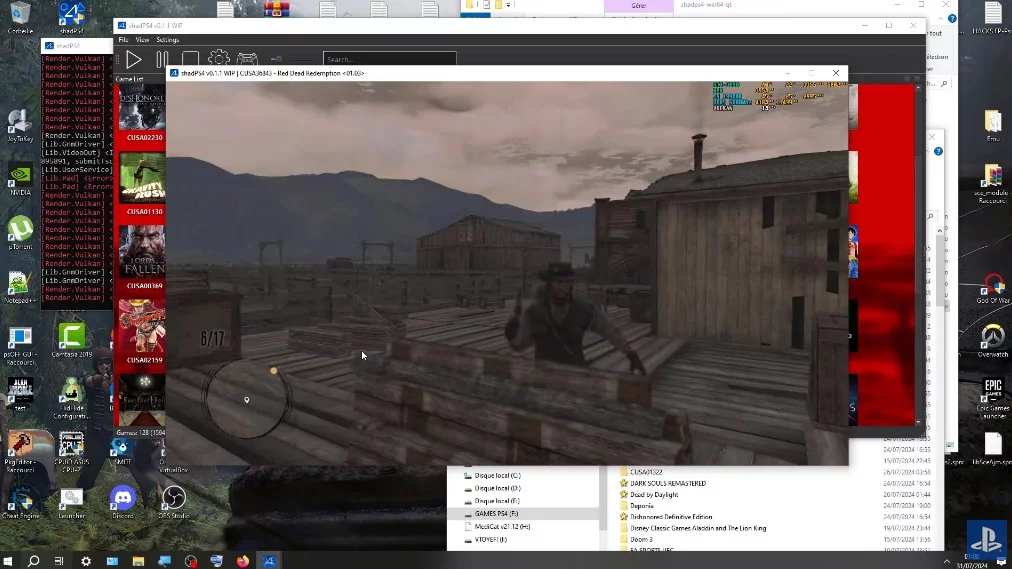 На эмуляторе Shadps4 запустили первую Red Dead Redemption