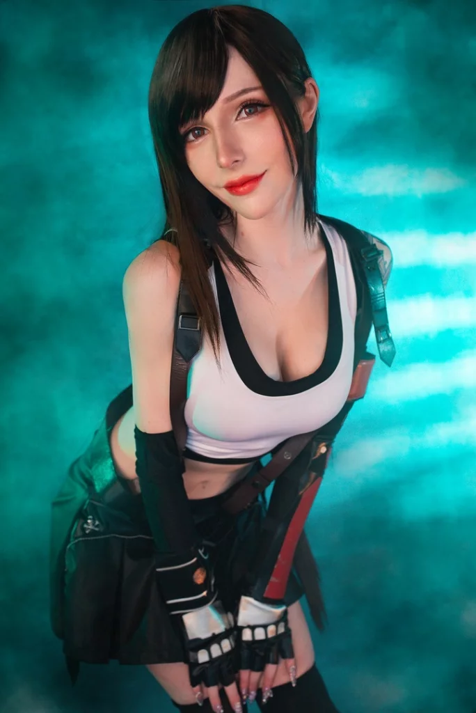 Возбуждающий косплей Tifa Lockhart из культовой Final Fantasy Vii от Katyuskamoonfox 1