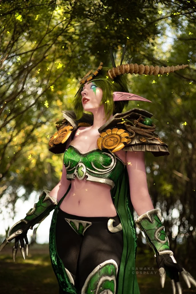 Косплей королевы снов Ysera из World Of Warcraft от Sawaka