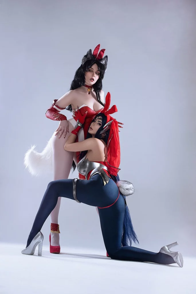 Косплей Ahri, Akali, Kaisa и Irelia из League Of Legends от Judaria, Xenyamorph, Alice01 и Oichi 2