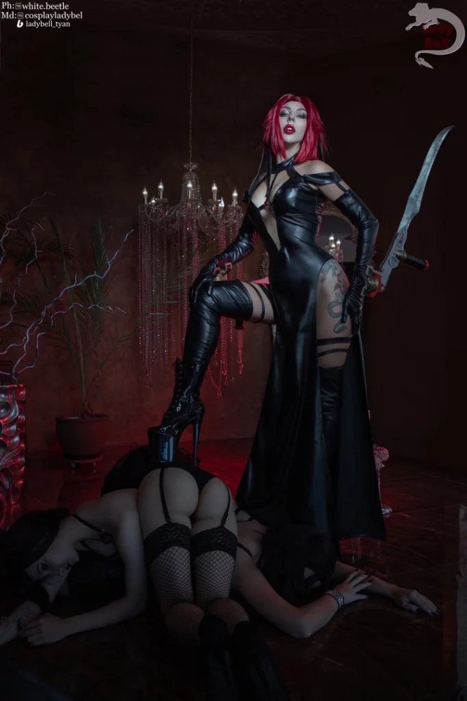 Косплей вампирши кровавой Rayne из собственно Bloodrayne 2 от Ladybell 2