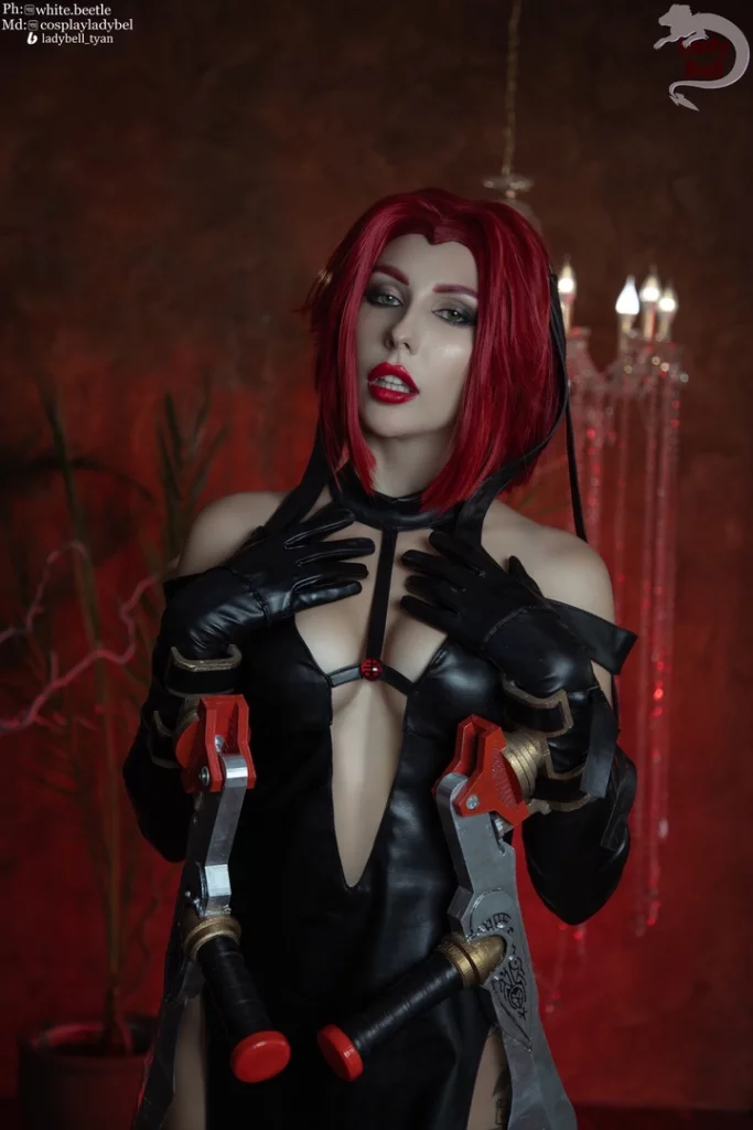 Косплей вампирши кровавой Rayne из собственно Bloodrayne 2 от Ladybell 6