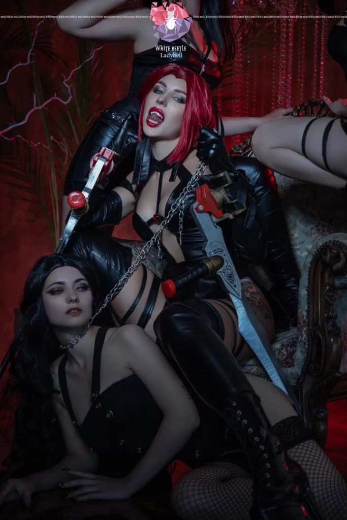 Косплей вампирши кровавой Rayne из собственно BloodRayne 2 от Ladybell