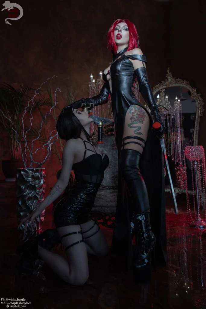 Косплей вампирши кровавой Rayne из собственно Bloodrayne 2 от Ladybell 9