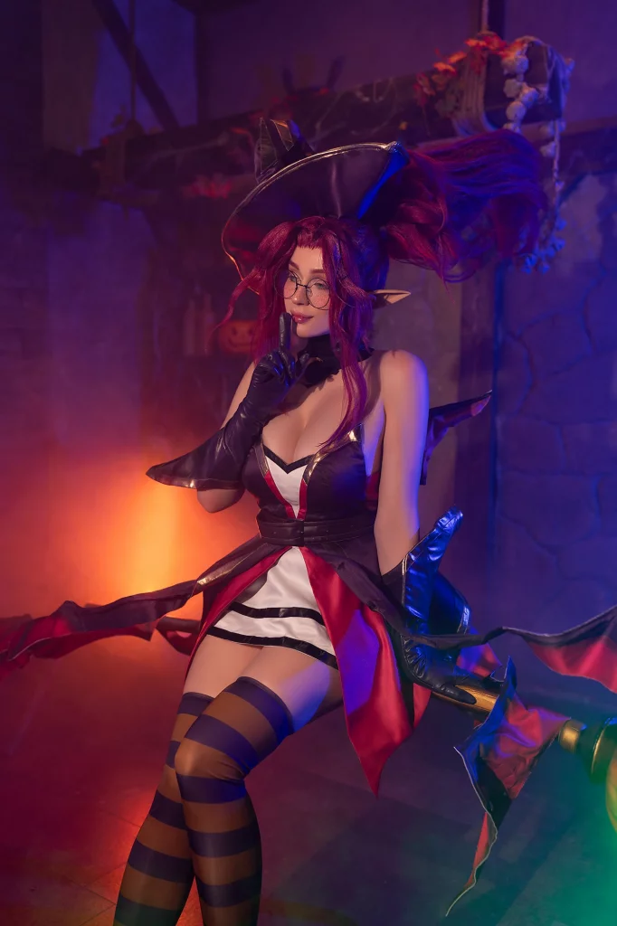 Косплей духа воздушной стихии Janna в скине Bewitching Janna из League Of Legends от Shadory 2