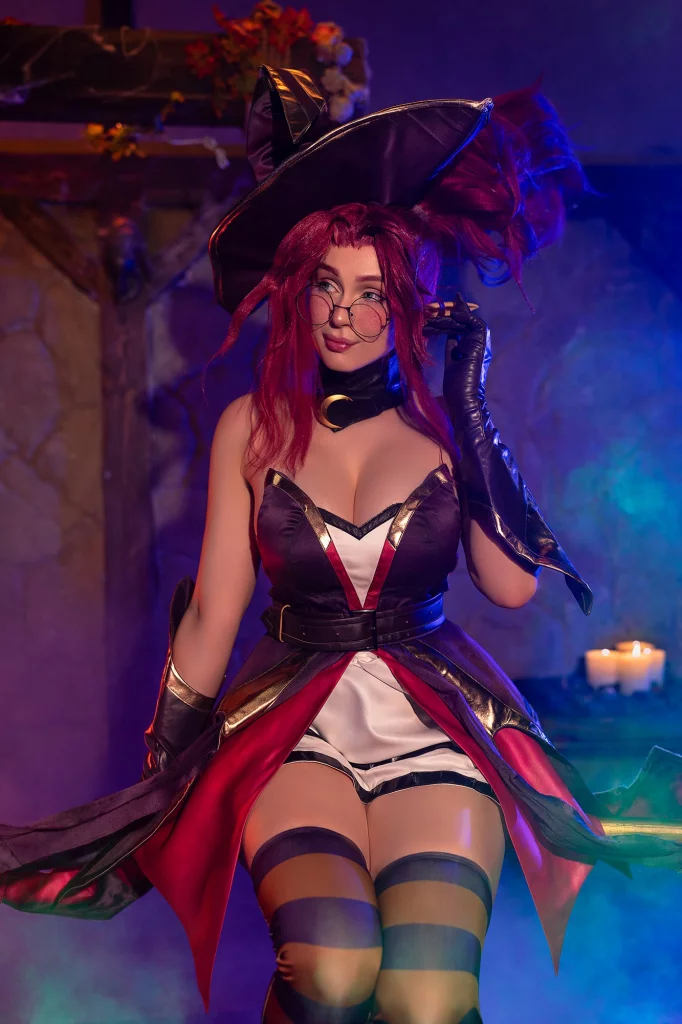 Косплей духа воздушной стихии Janna в скине Bewitching Janna из League Of Legends от Shadory 4