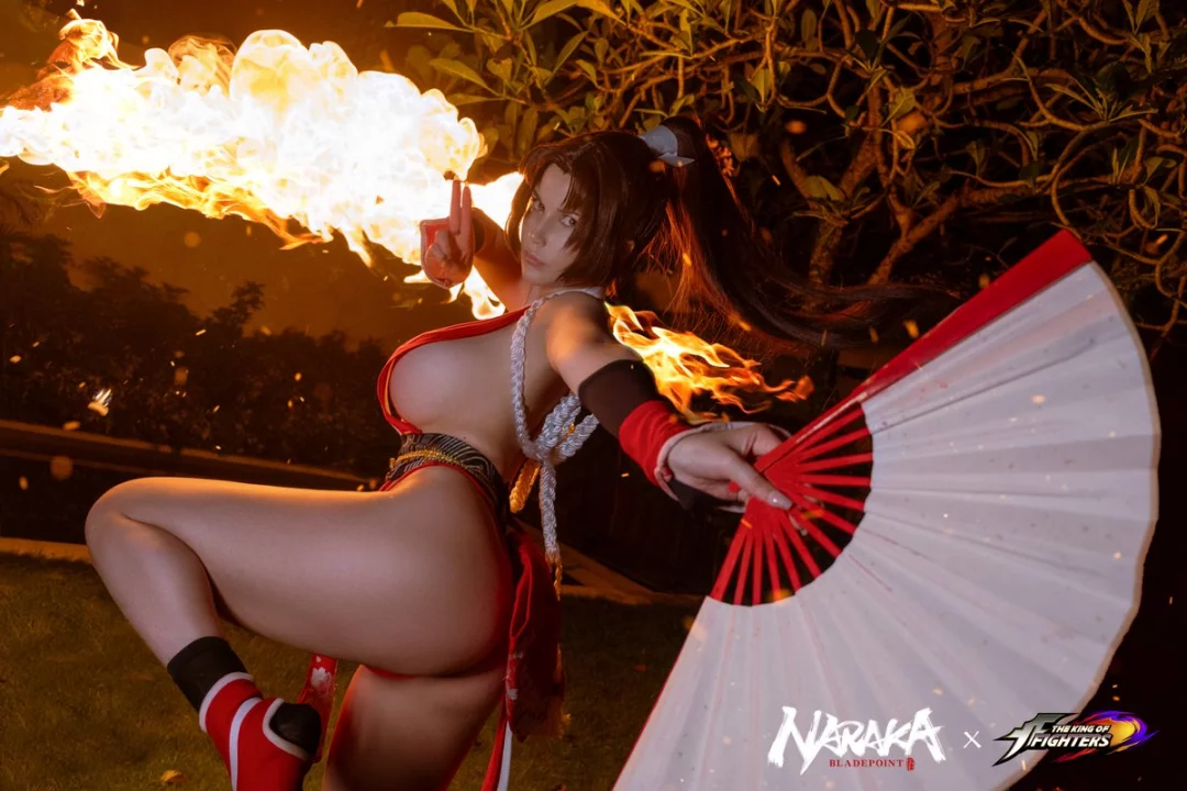 Косплей Mai Shiranui из файтингов King Of Fighters от Oichi Chan 3