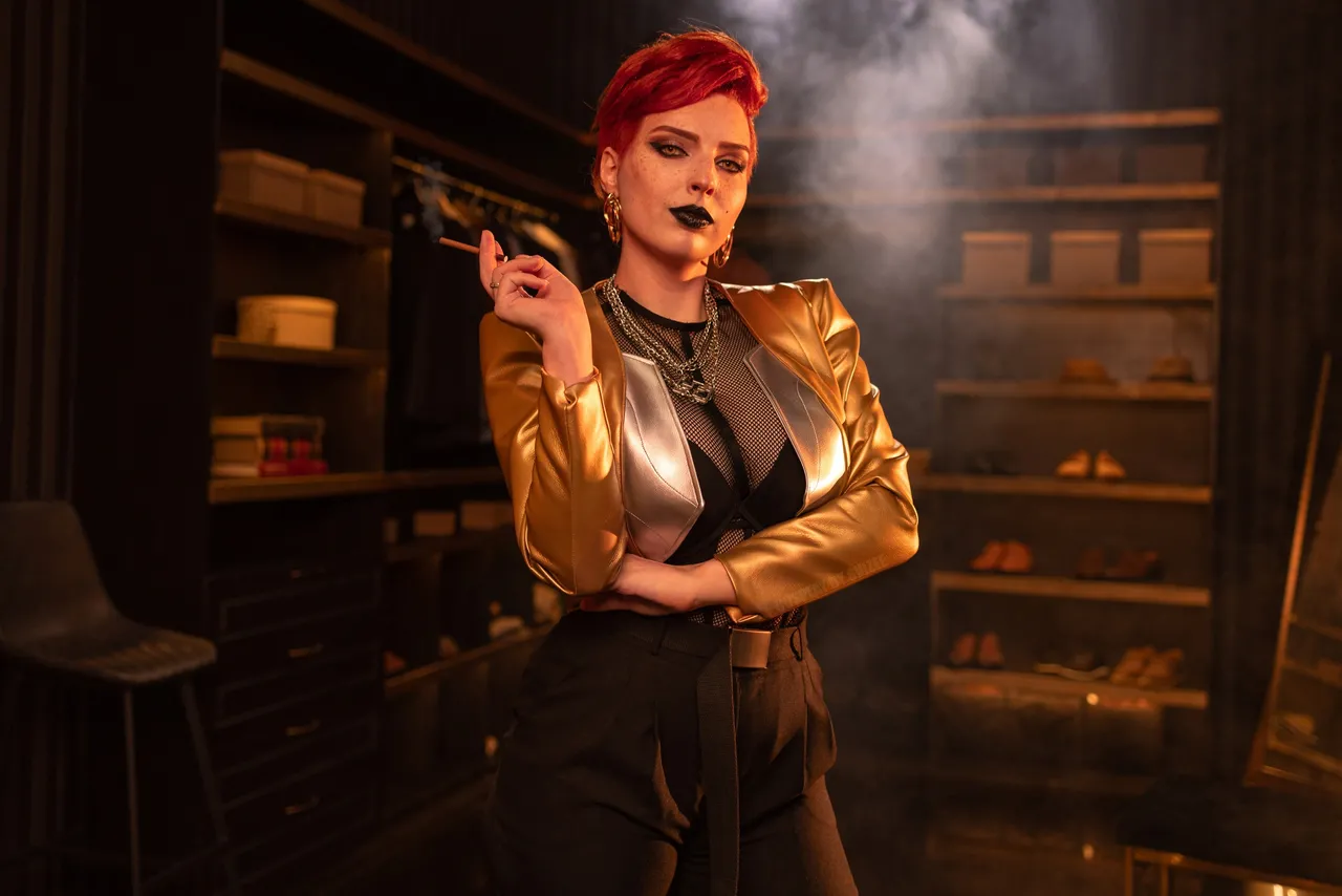 Косплей Aurora Cassel из Cyberpunk 2077 от Svizee