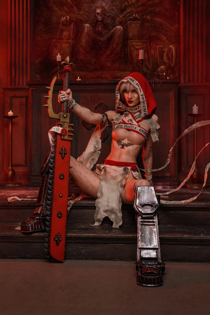 Косплей Sister Repentia из Warhammer 40k от KittiLittl