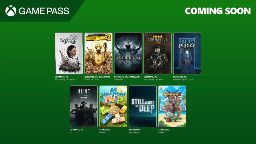 Новые игры в xbox game pass на апрель diablo 3, borderlands 3 и эксклюзивы