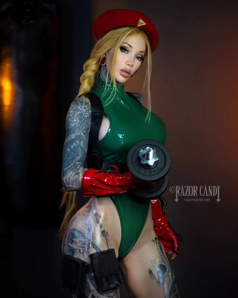 Косплей cammy white из файтингов street fighter от razor candi 1