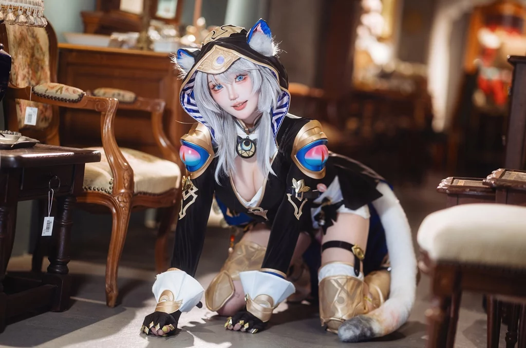 Косплей cipher из honkai star rail от guaxichan 9