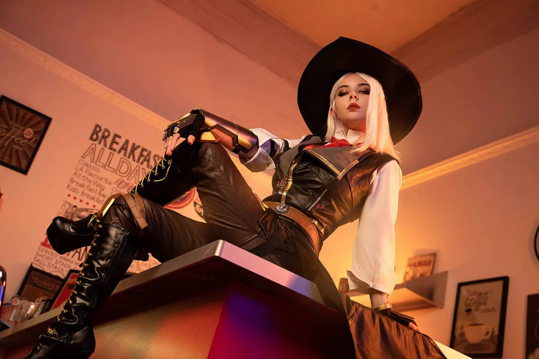 Косплей Ashe из Overwatch от Helly von Valentine