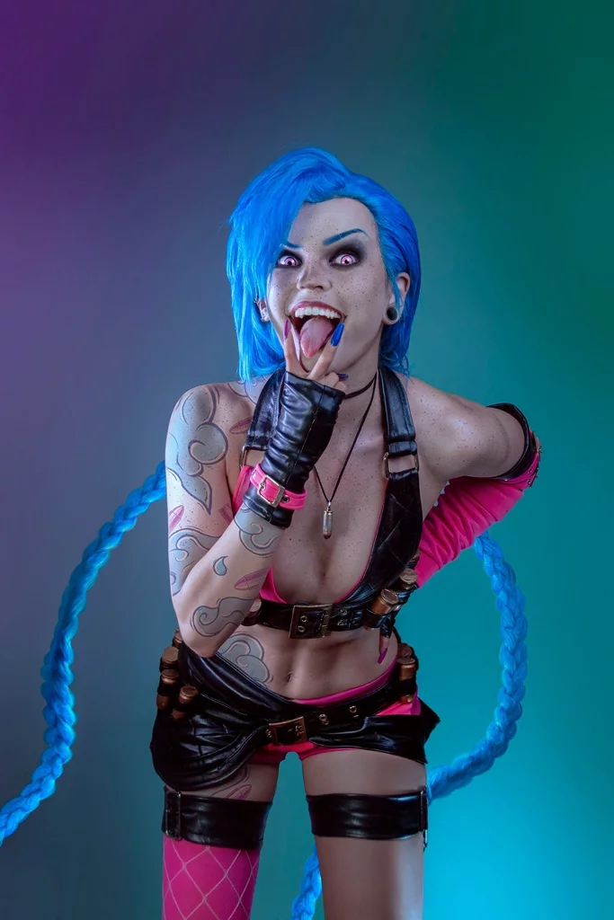 Косплей Jinx из League of Legends от Andrasta