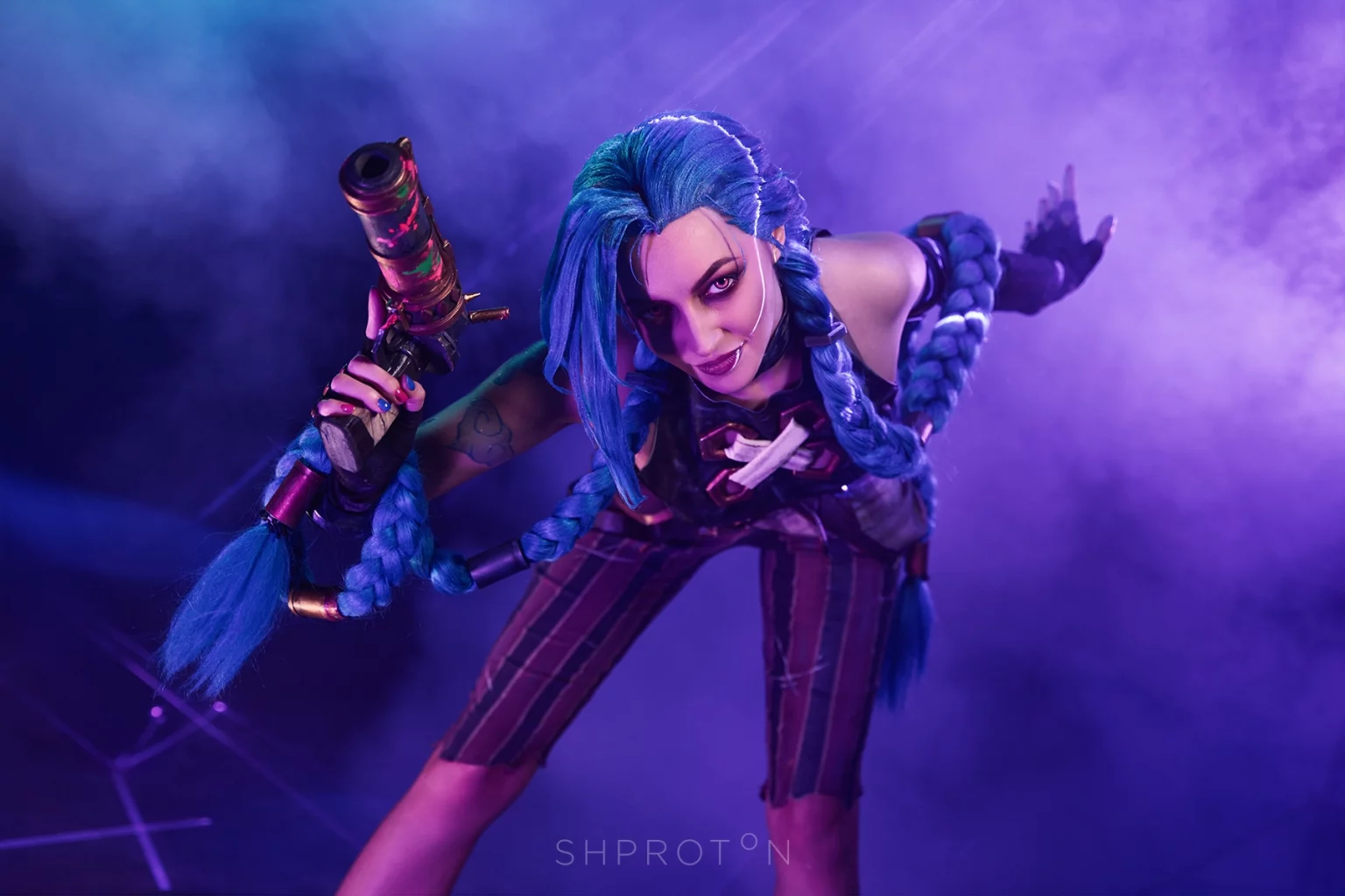 Косплей Jinx из League of Legends Arcane от Shproton Cosplay 