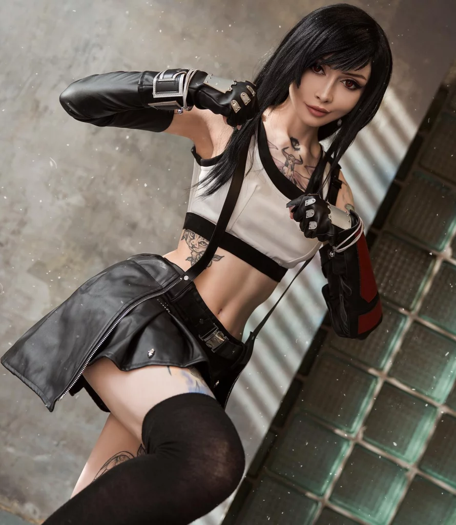 Косплей Tifa Lockhart из Final Fantasy VII от KAWABARKER
