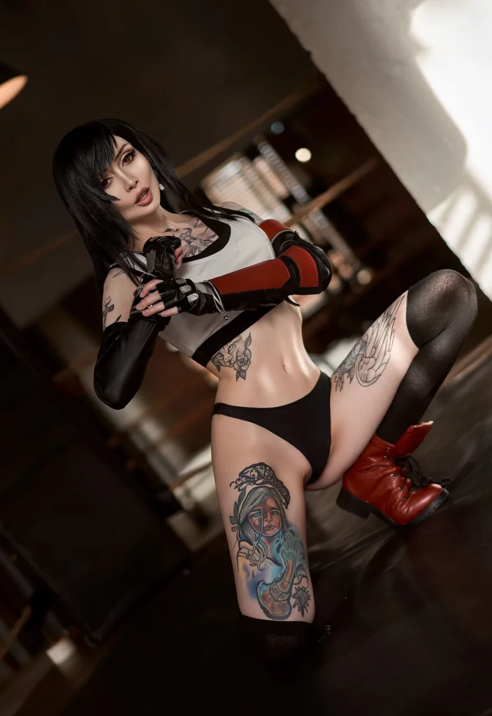 Косплей Tifa Lockhart из Final Fantasy VII от KAWABARKER