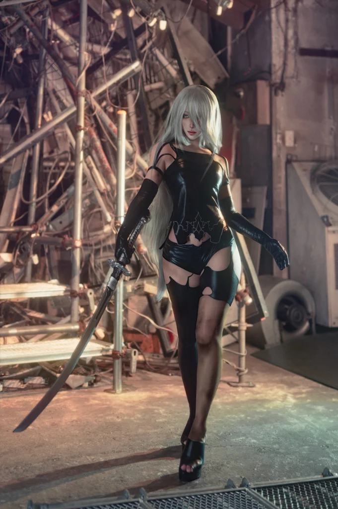 Косплей A2 из NieR Automata от imo00 2