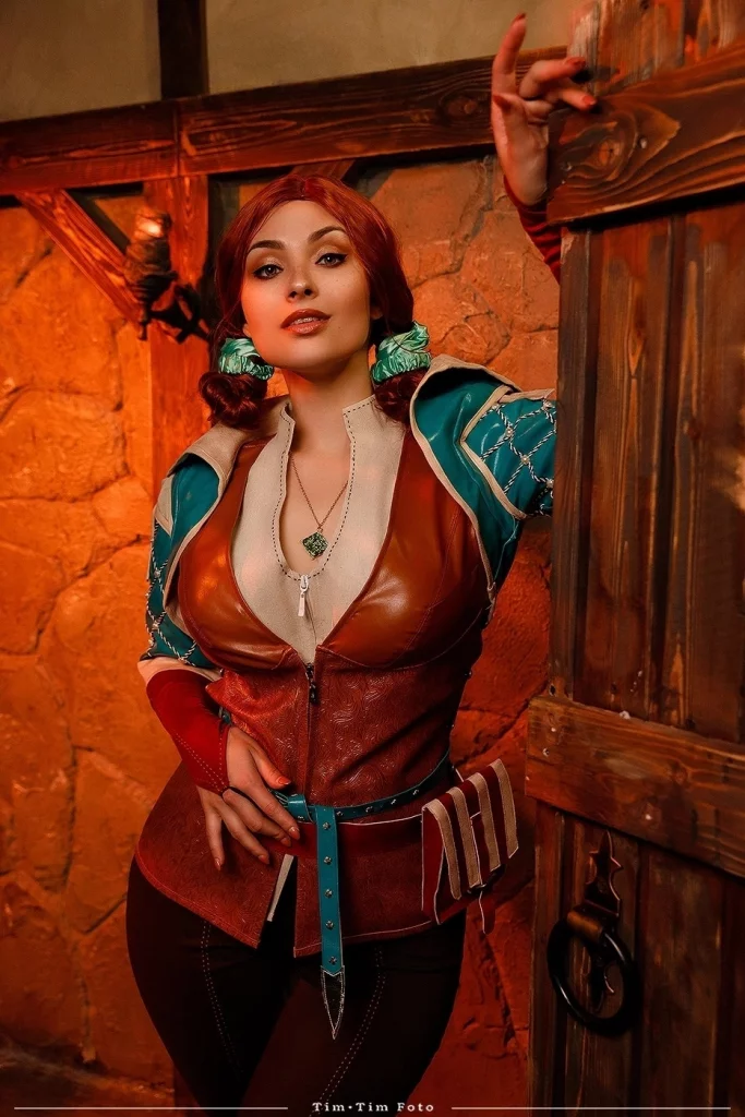 Косплей Triss Merigold из The Witcher 3: Wild Hunt от Juk Cosplay